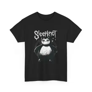 Sleepknot Panda Graphic Tee | Grunge Band Paradoy Shirt