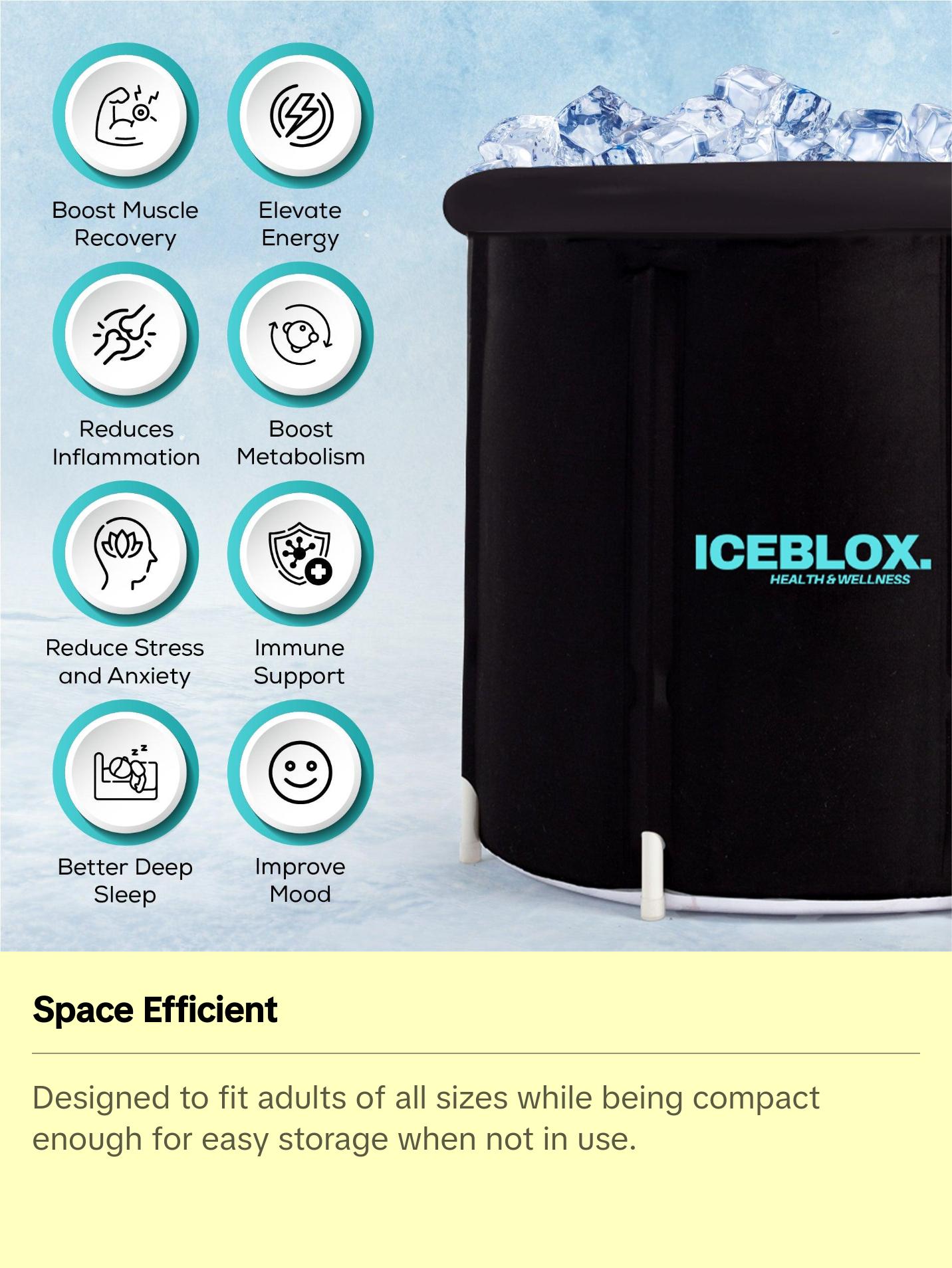 ICEBLOX Portable Ice Bath Tub for Ultimate Recovery ICEBLOX Portable Ice Bath Tub for Ultimate Recovery