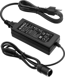 AC to DC Converter 12V 5A 60W 110V to 12V Converter Cigarette Lighter Adapter to Wall Plug 120V AC to DC Adapter for Small Car Vacuum Massager Fan MP3 Car Charger and Other Devices Under 60W