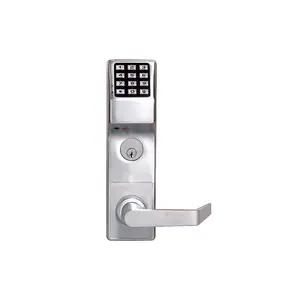 Trilogy ETDLS1G-26DCR8 Exit Panic Trim Digital Keypad Lock with Audit Trail, Satin Chrome Finish, Alarm Functionality – Door Hardware, Electronic Code Security Door Lock, Electronic Code Lock