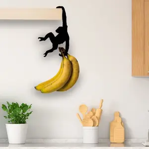 Gorilla-Shaped Wooden Hook - New Creative Home & Kitchen Door Decoration, Home Organizer Craft Ornament