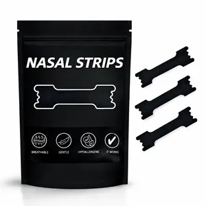 50pcs Ultra Breathable Nose Strips for Daily Use, Soft & Lightweight Fit, Strong Adhesion, Flexible Design for Nightime Rest, Office, Driving, Gym, Yoga, Travel