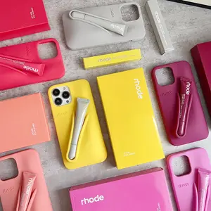 RHODE Premium Lip Case for iPhone 11–17 Pro Max – Trendy Pastel Colors