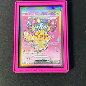 Top Loader rings for Pokemon and all Cards - Protective Cases for Pikachu EX Cards - Durable and Secure Storage