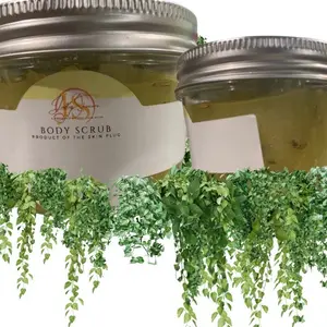 Turmeric and Eucalyptus infused Body Scrub - Acne, Dark Spots, Exfoliate Natural Handmade Calming Relaxing Scrub Body Wash Exfoliant Sugar Glow Turmeric Brightening