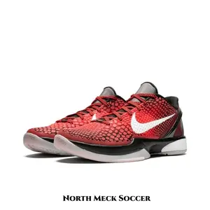 Gradient Red Dotted Mesh Low Top Athletic Shoes White Contrast Graphic Black Trim Dual-Tone Non-Marking Rubber Sole Breathable Indoor Competition Basketball Sneakers With Full Original Box