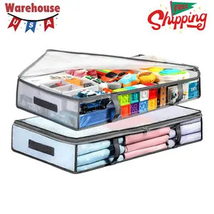 2 Pack Under Bed Storage Containers Bins, Humid