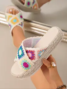 Women's Cross Strappy Sandals for Ultimate Comfort, Durable Cork Insole and Sunflower Band, Perfect for Everyday Wear and Outdoor Adventures
