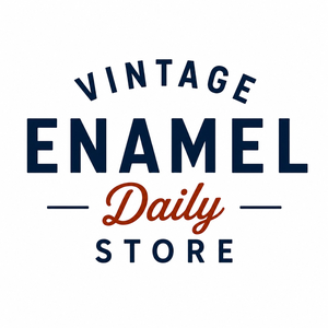 Vintage Enamel Daily Store