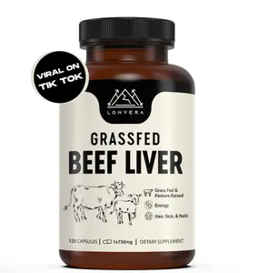 Lonvera Grass Fed Beef Liver Capsules - Live Support - Freeze Dried Liver Pills