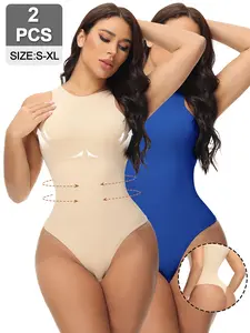 Women's Shapewear Two-Piece Set, Shapewear Body Suits, Sexy Waist Cinching One Piece Suit, Comfortable Fit, Available in Multiple Colors, All Seasons