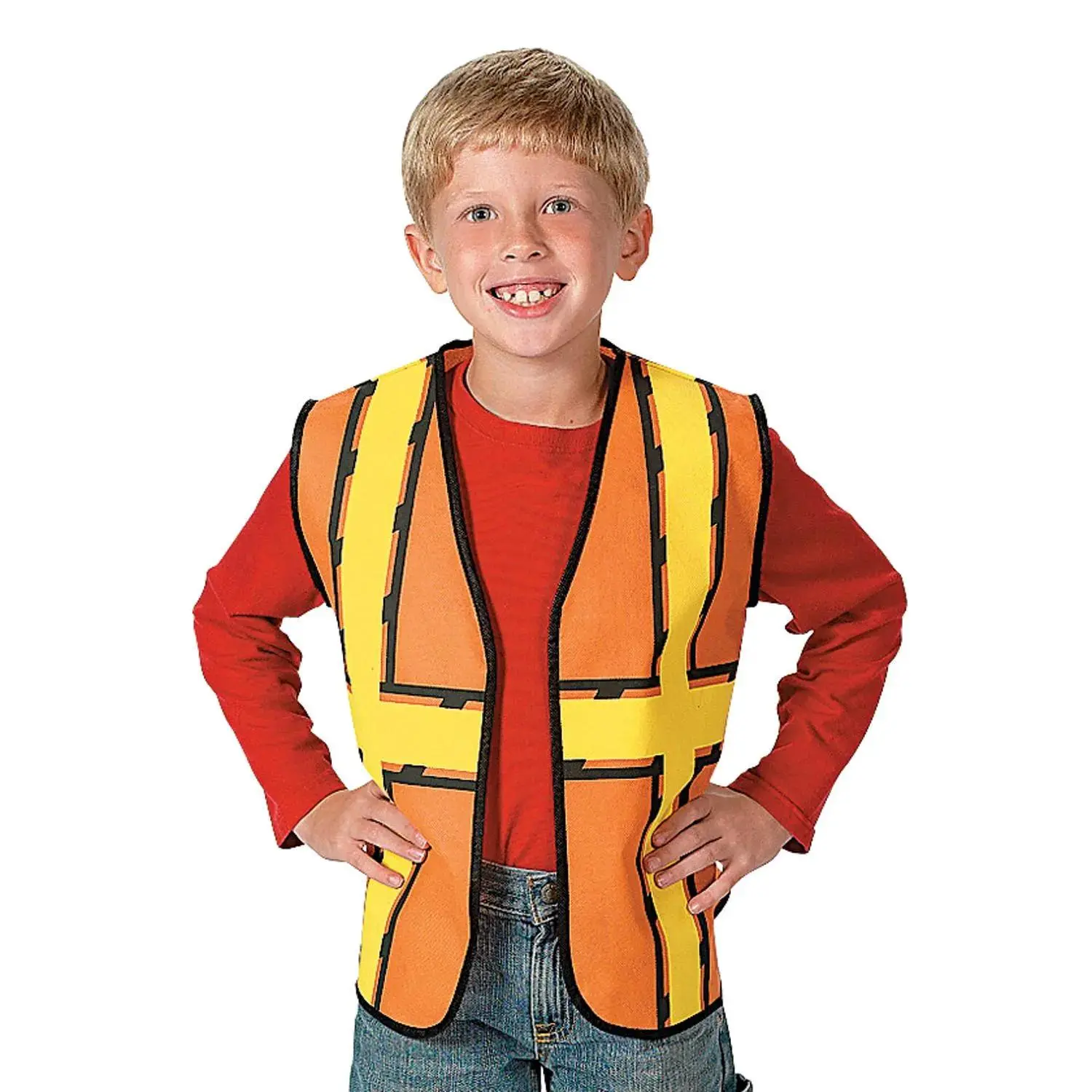Kids Construction Worker Vest, Dress Up Costume, Party Costume