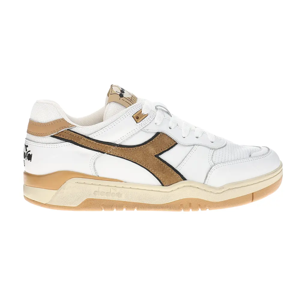 diadora Mens B.560 Used Lace Up Sneakers Shoes Casual - White