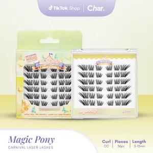 Magic Pony - Pre-Glued Lashes, Laser-cut Technology CC-Curl 5 - 13 mm