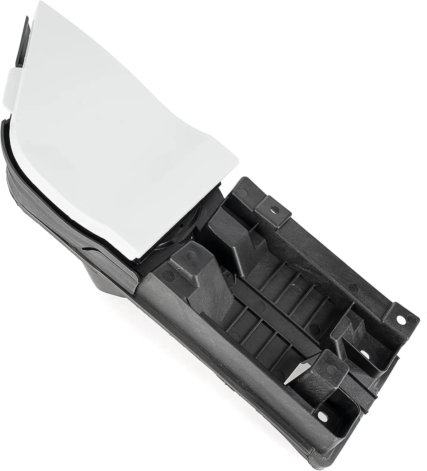 Transit Fuel Door,Transit Gas Door and White Cover Assembly Compatible with Ford Transit Vans 150 250 350(HD) 2015-2023, Fuel Gas Filler Pocket Housing Hinge Door，Fuel Tank Filler Door Pipe