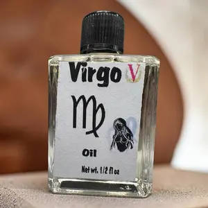 Virgo Zodiac Sign Spiritual Oil, Lwil Chans Intention Oil for Spiritual Practices