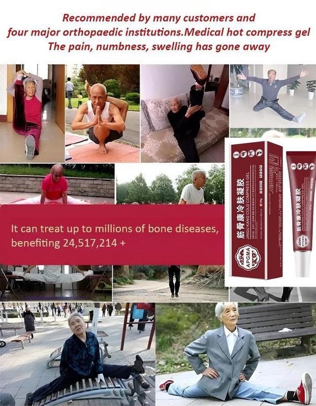 [Buy 1 Get 2 Free]Ovicasv ShinCare Therapy Gel – Muscle & Bone Recovery Care, Dual Hot & Cold Relief, Suitable for Back, Knee, Shoulder & Ankle, Provides Long-Lasting Comfort for Daily Use