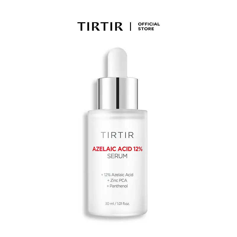 [TIRTIR Official] Azelaic Acid 12% Serum - Lightweight Dark Spot Reducer, Gentle Breakout care, For Uneven skin tone, Redness, Red Marks and Acne