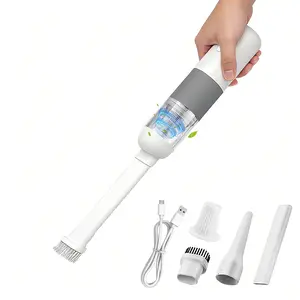JAMAY V01 Multifunctional handheld cordless vacuum cleaner with various attachments, Multifunctional Car Cleaning Tool for Car Home Office, Car Mounted Vacuum summerwins