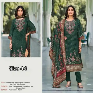 Shalwar kameez- very comfortable material -work with real mirror and embroidery work Casual Womenswear Dress