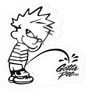 Calvin Sticker Calvin Sticker