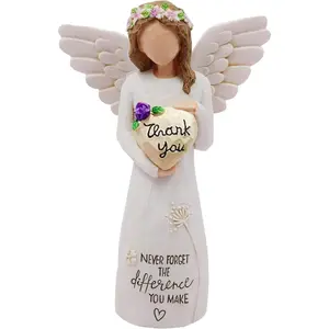 Thank You Gifts for, Coworkers, Nurses - Teacher Gift for Woman, Angle Figurines for Retirement, Volunteer,