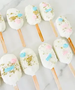 A Little Pumpkin Is On The Way Cake Popsicle