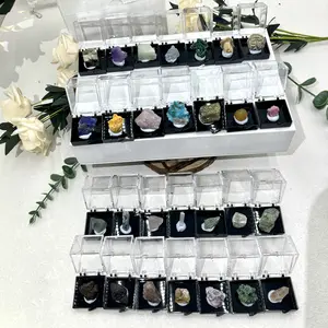 CarvingsofCrystal 1 set of 28 pieces Mineral specimens Gemstone Home Decoration Gift