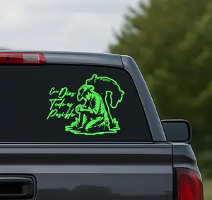 Con Dios Todo Es Posible 5" Inch – With God All Is Possible, 20+ Color Options, Waterproof Outdoor Vinyl for Trucks, Windows & Laptops