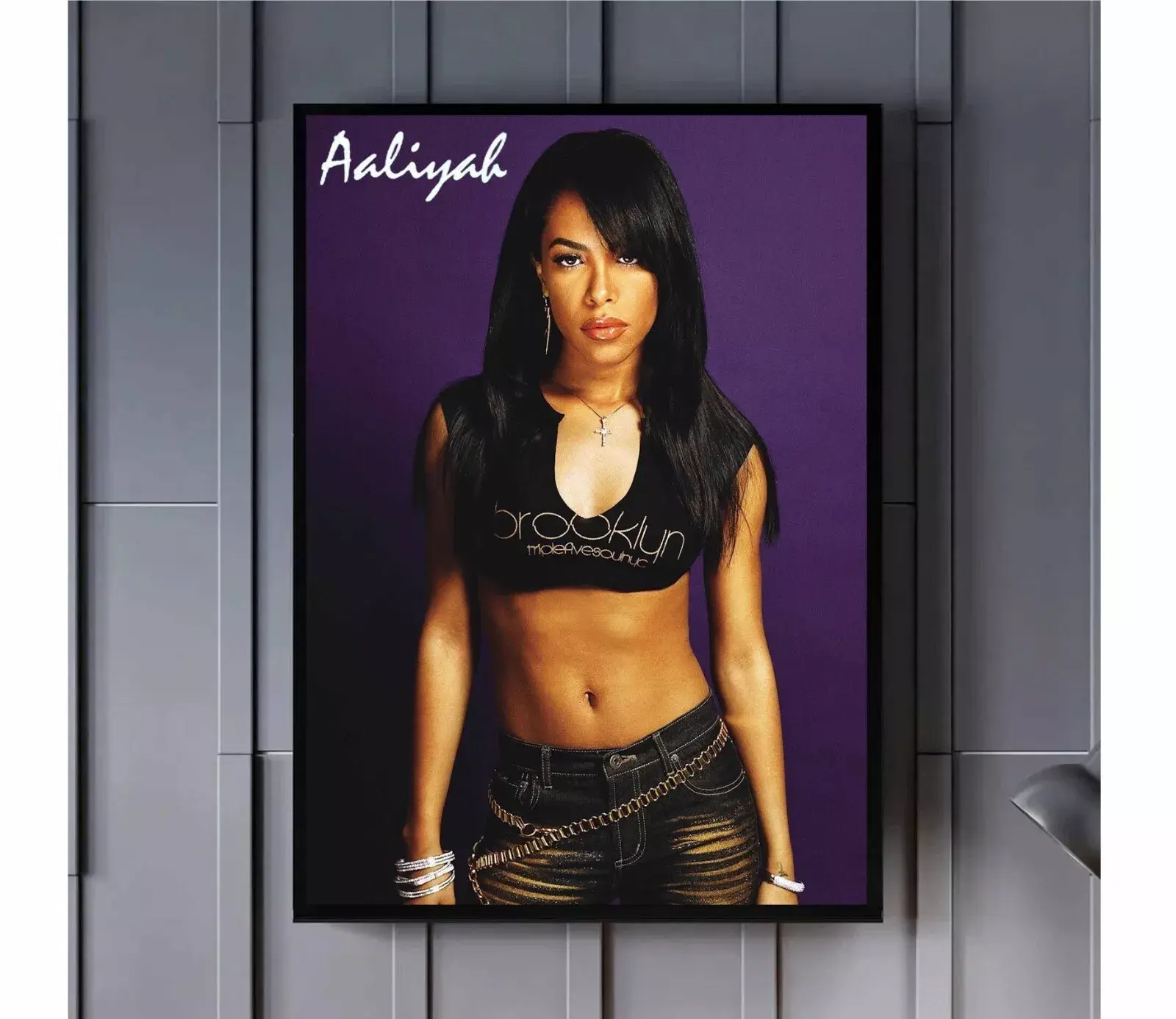 Aaliyah 1979 - 2001 Retro Poster, Rare Poster