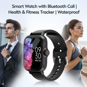 1.83'' Waterproof Smart Watch with Message Answer Call Sleep Monitoring Sports Pedometer Information Alerts