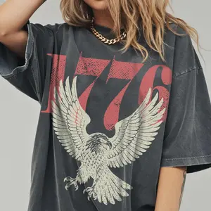 Comfort Colors Retro 1776 Bald Eagle 250th Anniversary American 4th of July T-shirt, USA Independence Day Tee