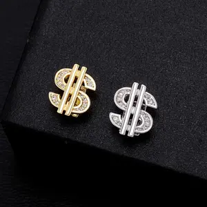 New personality and fashion selling single braces love full zircon braces TEMU explosions Halloween braces exquisite daily tide matching ornaments.