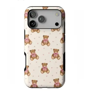 Casely Kawaii Teddy iPhone Case MagSafe for iPhone 11–17 Pro Max Hard Cover