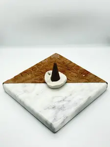Summer Incense Cones + Handmade Ceramic Burner Plate