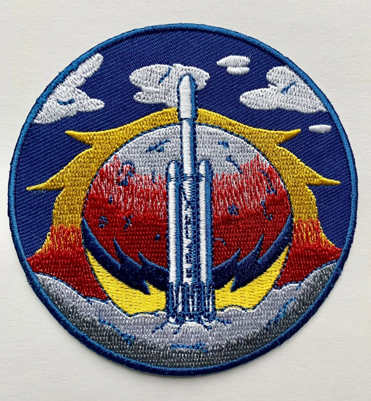 Original SpaceX Falcon Heavy Falcon 9 Mission To Mars Patch 3.5