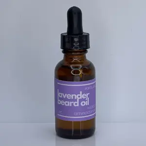 Lavender Beard Oil for dry facial hair & beard care
