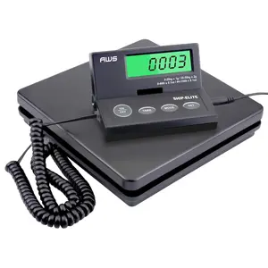 Digital Shipping Scale | Highly Accurate Multifunctional Postal Package & Luggage ing Scale | 110 lbs x 0.1 oz | Backlit LCD |  & AC Adapter | Compact Platform