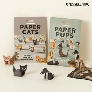 50-Piece DIY Paper Craft Kit, Cute Animal Decorations, Perfect Gift for Mother's Day & Back-To-School Season, Ideal for Crafting Enthusiasts