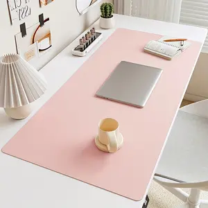 Large Artificial Leather Table Mat, 31.5x15.7 Inches, Waterproof, Non-Slip, Durable PC Gaming Mouse Pad, Home Office Accessory, Multiple Sizes and Colors
