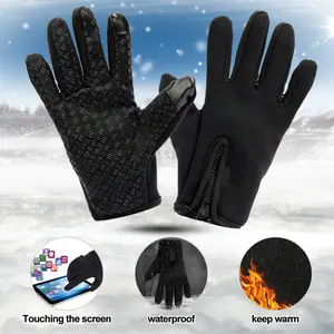 Thermal Winter Gloves for Men Women, Freezer Warm Gloves, Anti-Slip Waterproof Lightweight Touch Screen Gloves for Hiking Running Cycling Driving