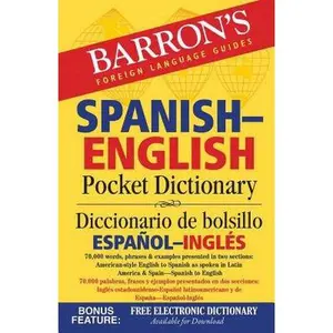 USED-Spanish-English Pocket Dictionary: 70,000 Words, Phrases & Examples by Barrons Educational Series (Paperback)