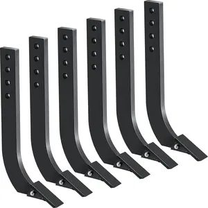 18 inch box blade handle scraper teeth for tractors - heavy-duty blades with 4 holes, detachable tip, ideal for plowing and digging, replaceable box blade tool