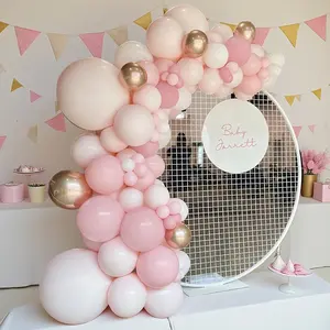 Stunning 104-Piece Pink Balloon Arch Kit – Bright and Colorful Latex Balloons Ideal for Weddings, Birthday Parties, and Festive Occasions – Transform Your Special Event into a Dreamy Celebration!