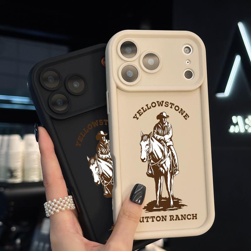Yellowstone Dutton Ranch Case for iPhone 17 Air 16 16e 15 14 13 12 11 Pro Max Plus X XS Full Coverage Anti-Fingerprint Rugged Phone Cover Ideal Gift