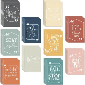 100 count Mini Notebooks Bulk Small Inspirational Pocket Notebooks & Mini Journals Bulk for Employee Appreciation Gifts Motivational Notepads for Coworkers and Staff (Multicolor)