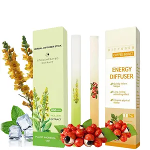 New release 2026 ! Mullein Herbal Diffuser Pen – Smokeless Inhaler for Quitting Smoking, Lung Cleansing with Mullein Thyme & Mint – Flavored Air Freshener, 2 Sticks Vaporless