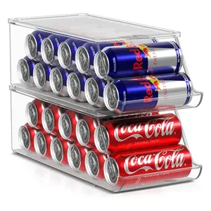 Sorbus Skinny Soda Can Organizer, 2 Pack Dispenser