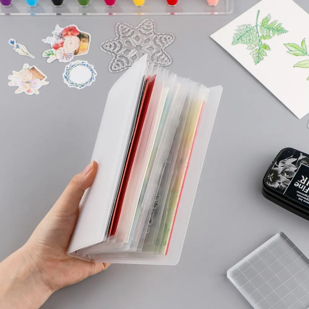 40 Pages Large Capacity 6 Inch Photo Storage Album, Durable PP Material, Waterproof, Zipper Binder Pocket, Clear Protective Sheet, Scrapbook Photo Album, Scrapbook Albums, Picture Album