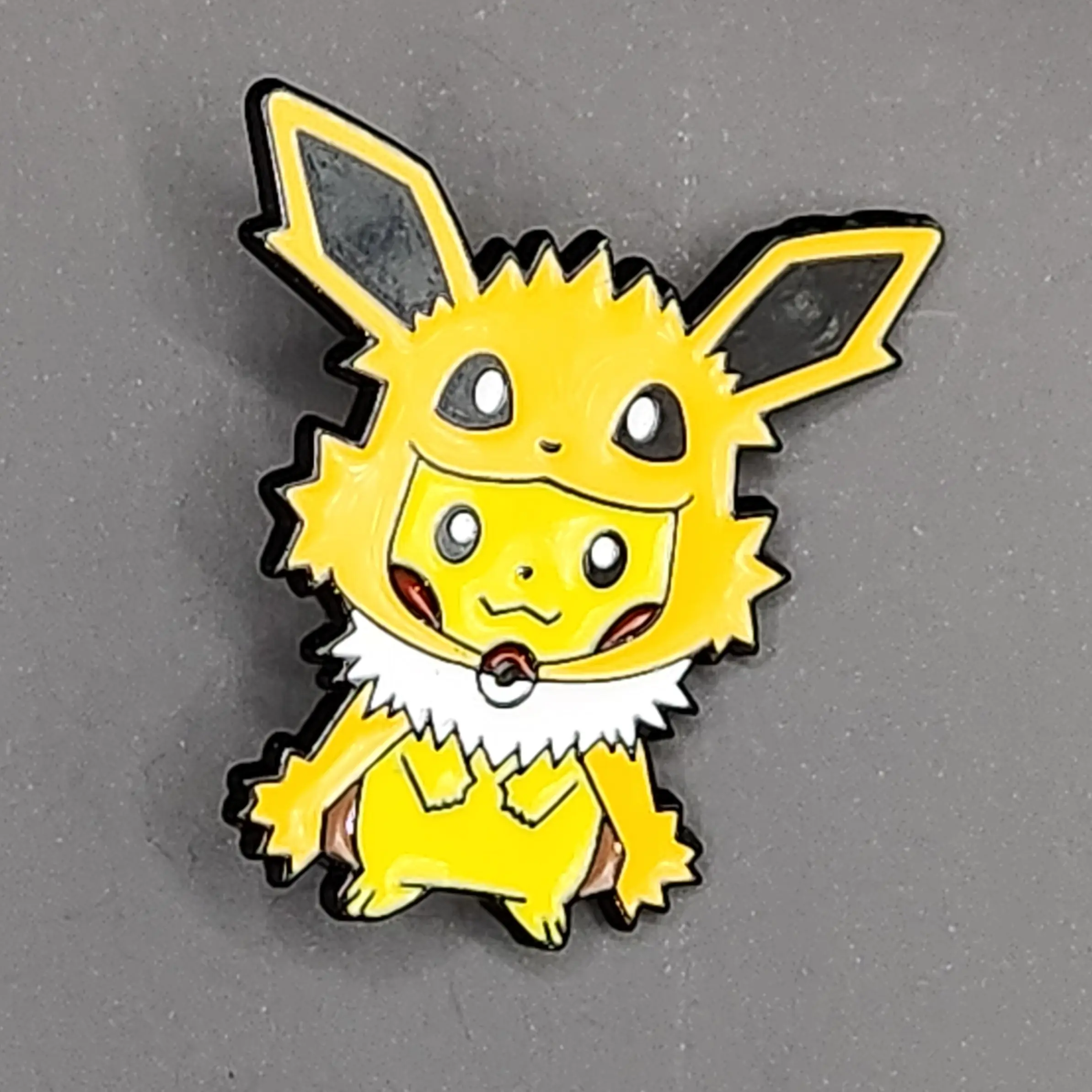 Poncho Wearing Pikachu - Jolteon Enamel Pin